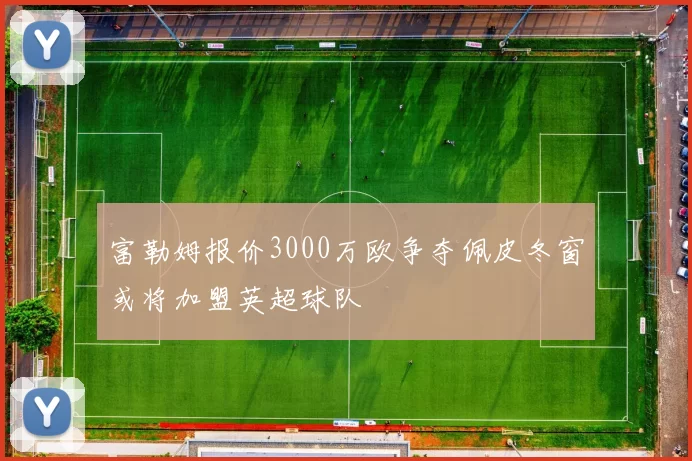 富勒姆报价3000万欧争夺佩皮冬窗或将加盟英超球队